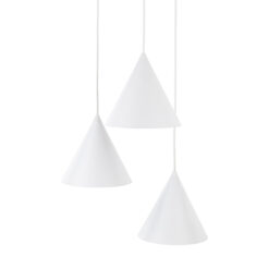 CONO WHITE LAMPA WISZĄCA 3 KOŁO CONO WHITE LAMPA WISZĄCA 3 KOŁO