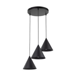 CONO BLACK LAMPA WISZĄCA 3 KOŁO S CONO BLACK LAMPA WISZĄCA 3 KOŁO S