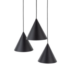 CONO BLACK LAMPA WISZĄCA 3 KOŁO S CONO BLACK LAMPA WISZĄCA 3 KOŁO S