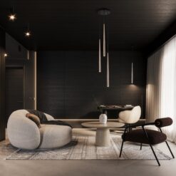 PIANO BLACK GOLD LAMPA WISZACA 3 PIANO BLACK GOLD LAMPA WISZACA 3