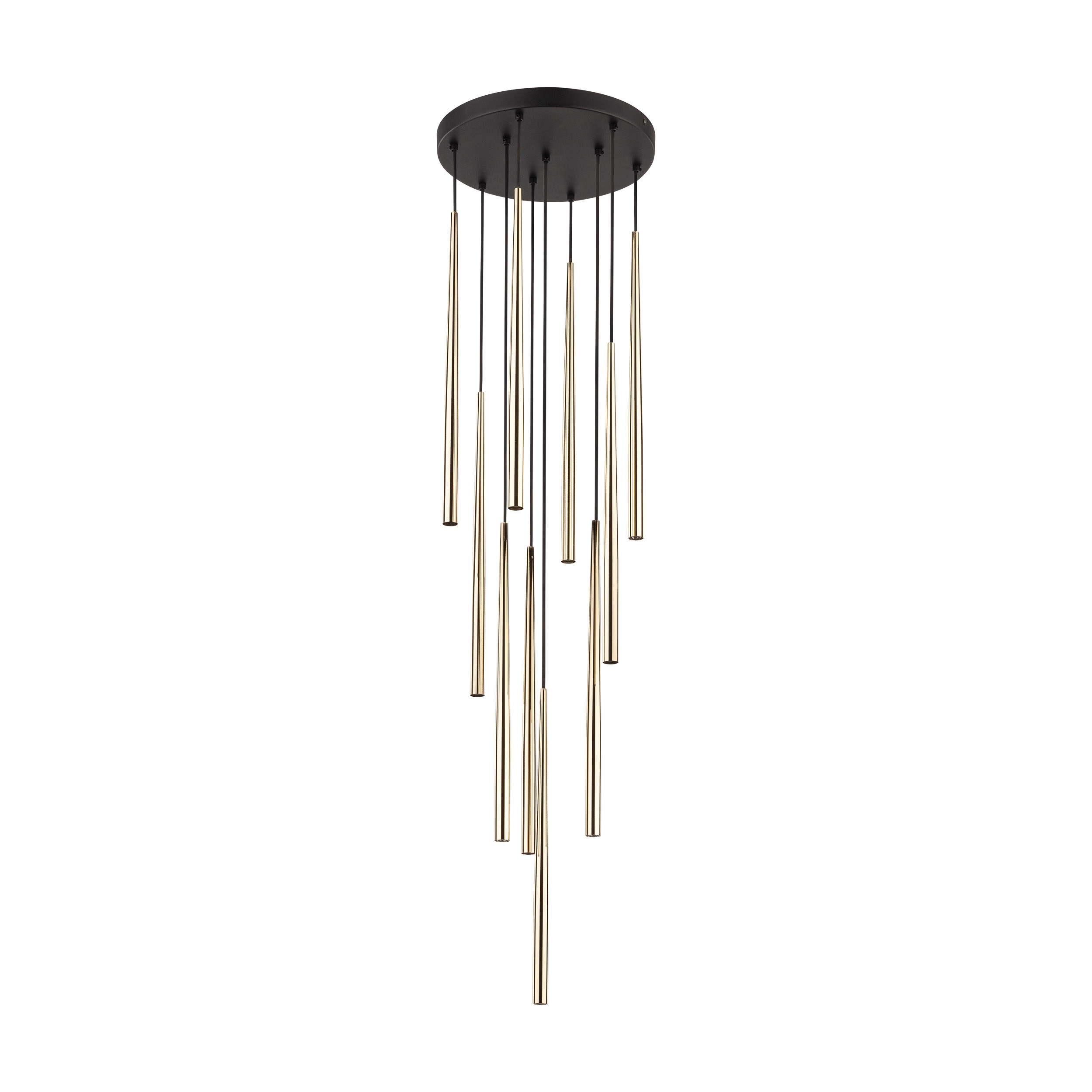 PIANO BLACK GOLD LAMPA WISZACA 10 PIANO BLACK GOLD LAMPA WISZACA 10