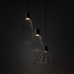 MODESTO BLACK LAMPA WISZACA 3 KOŁO MODESTO BLACK LAMPA WISZACA 3 KOŁO