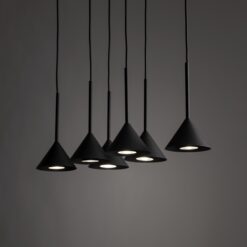 CONO MINI BLACK LAMPA WISZACA 6 CONO MINI BLACK LAMPA WISZACA 6
