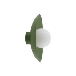 SLATE PEAPOD GLASS KINKIET 1XG9 SLATE PEAPOD GLASS KINKIET 1XG9