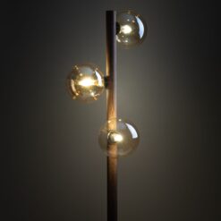 ESTERA WOOD ORZECH BURSZTYN LAMPA PODŁOGOWA 3XG9 ESTERA WOOD ORZECH BURSZTYN LAMPA PODŁOGOWA 3XG9