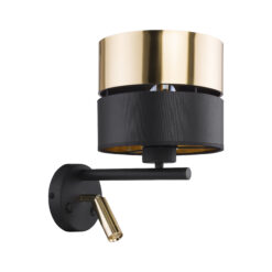 HILTON BLACK/GOLD KINKIET 2 E 27 + G9 HILTON BLACK/GOLD KINKIET 2 E 27 + G9