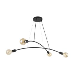 HELIX BLACK LAMPA WISZĄCA 4 HELIX BLACK LAMPA WISZĄCA 4