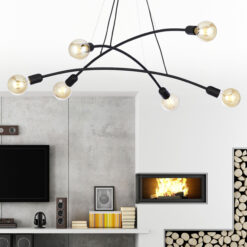 HELIX BLACK LAMPA WISZĄCA 6 HELIX BLACK LAMPA WISZĄCA 6