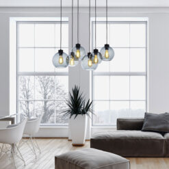 CUBUS GRAPHITE LAMPA WISZĄCA 6 CUBUS GRAPHITE LAMPA WISZĄCA 6
