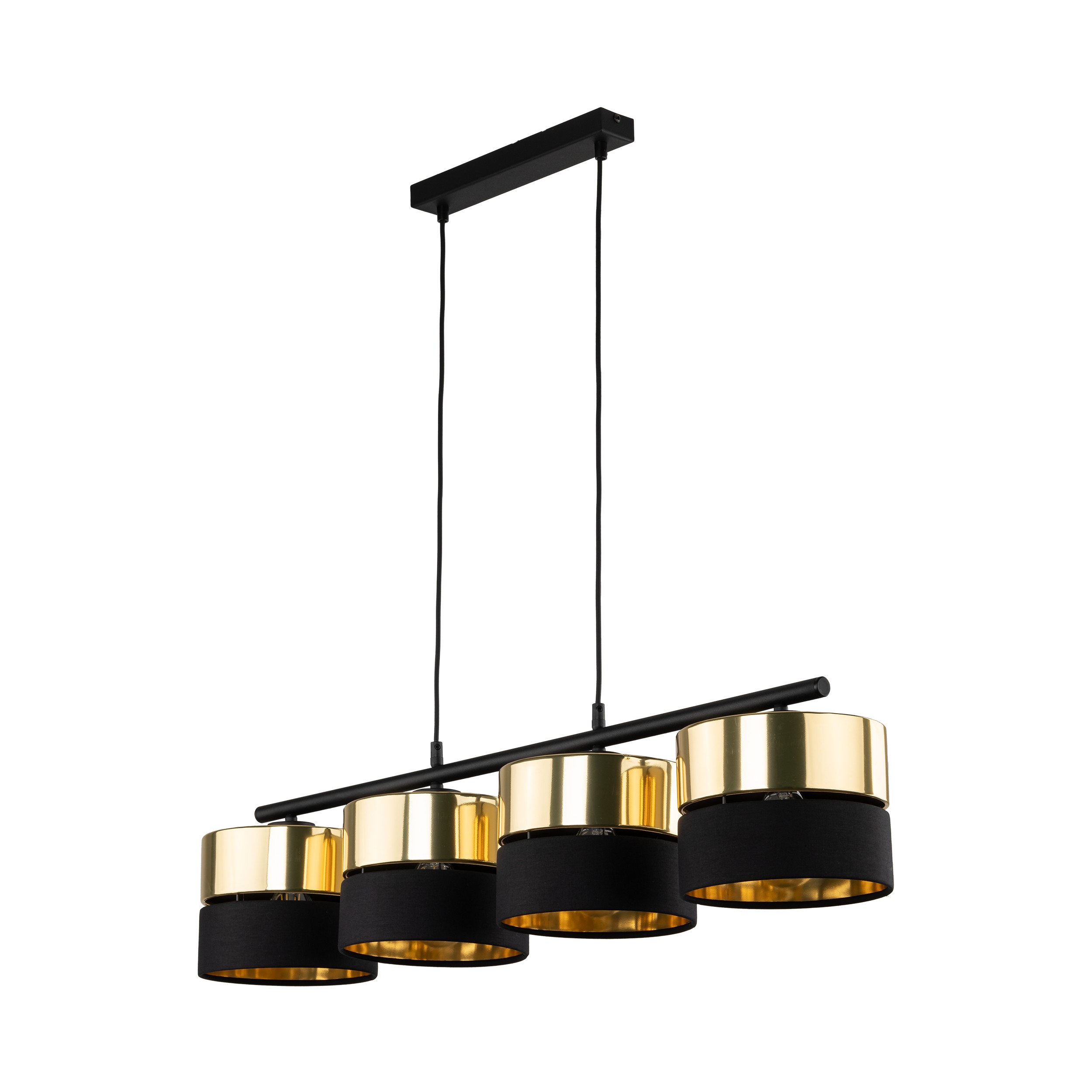 HILTON BLACK/GOLD LAMPA WISZĄCA 4 HILTON BLACK/GOLD LAMPA WISZĄCA 4