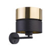 HILTON BLACK/GOLD KINKIET 2 E 27 + G9 HILTON BLACK/GOLD KINKIET 2 E 27 + G9