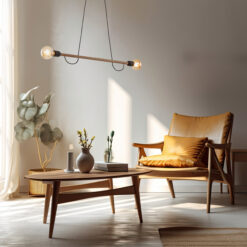 HELIX WOOD ORZECH LAMPA WISZACA 2 HELIX WOOD ORZECH LAMPA WISZACA 2