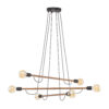 HELIX WOOD ORZECH LAMPA WISZACA 2 HELIX WOOD ORZECH LAMPA WISZACA 2