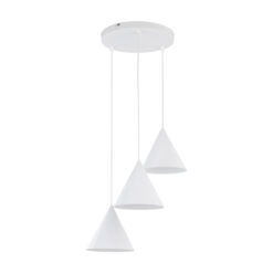 CONO WHITE LAMPA WISZĄCA 3 KOŁO