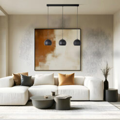 ZOE BLACK LAMPA WISZACA 3 S