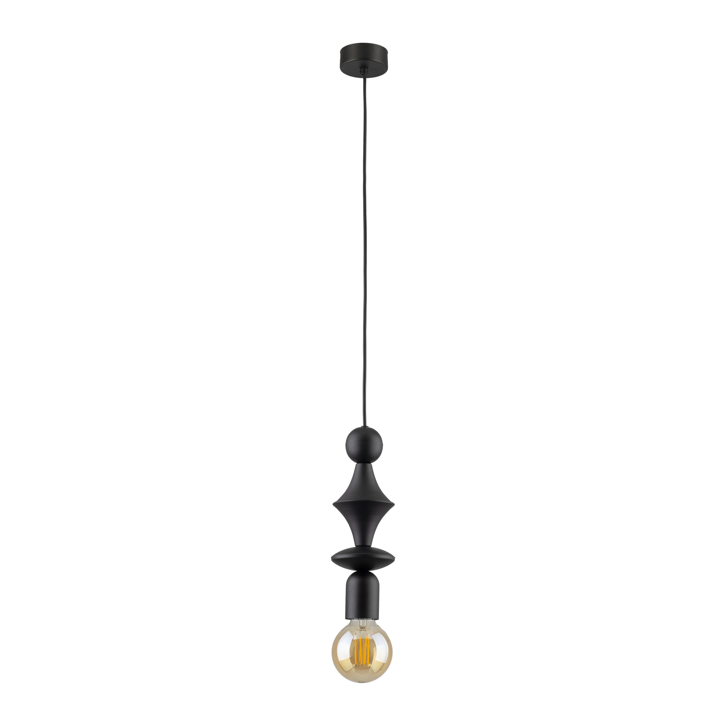 TOWER BLACK LAMPA WISZACA 1XE27 TOWER BLACK LAMPA WISZACA 1XE27
