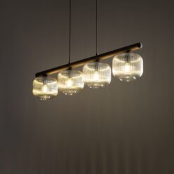 SALVIA BROWN LAMPA WISZACA 4XE14