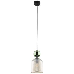 SOPHIA GREEN COGNAC LAMPA WISZĄCA 1XE14