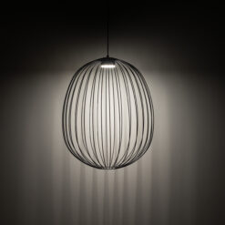 SPHERA L BLACK LAMPA WISZĄCA 1XGX53
