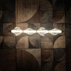 ELVA BRASS LAMPA WISZĄCA LED 30W