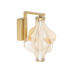 ELVA BRASS KINKIET LED 8W