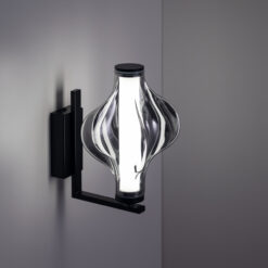 ELVA BLACK KINKIET LED 8W