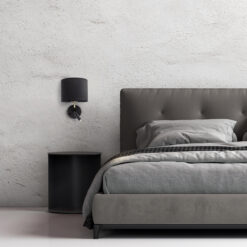 RICHI BLACK/GOLD KINKIET 2 E27+ G9