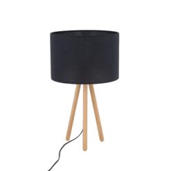 TOKYO BLACK LAMPKA NOCNA 1  SOSNA POSTARZANA