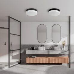 PORI BLACK PLAFON ŁAZIENKOWY 2XE27 IP 44 PORI BLACK PLAFON ŁAZIENKOWY 2XE27 IP 44