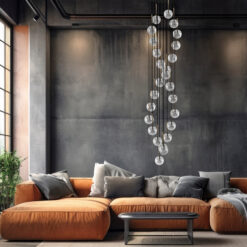 AURORA TRANSPARENT LAMPA WISZĄCA 26