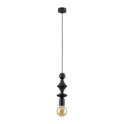 TOWER BLACK LAMPA WISZACA 1XE27