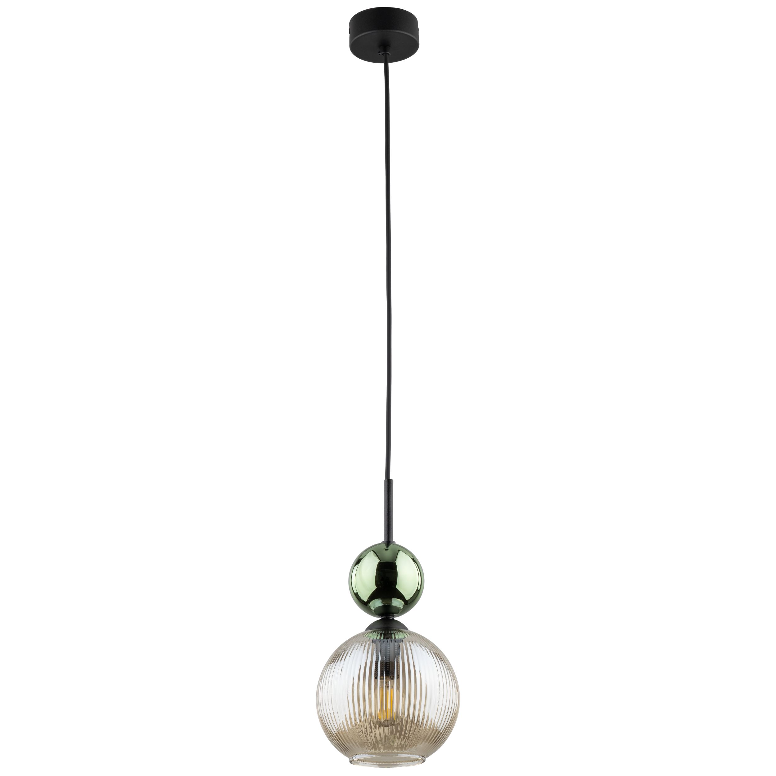 SOPHIA GREEN COGNAC LAMPA WISZĄCA 1XE14 SOPHIA GREEN COGNAC LAMPA WISZĄCA 1XE14
