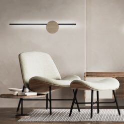 JAVA II BLACK WOOD KINKIET 1