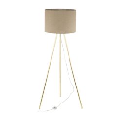 UMBERTO LINEN GOLD LAMPA PODŁOGOWA 1