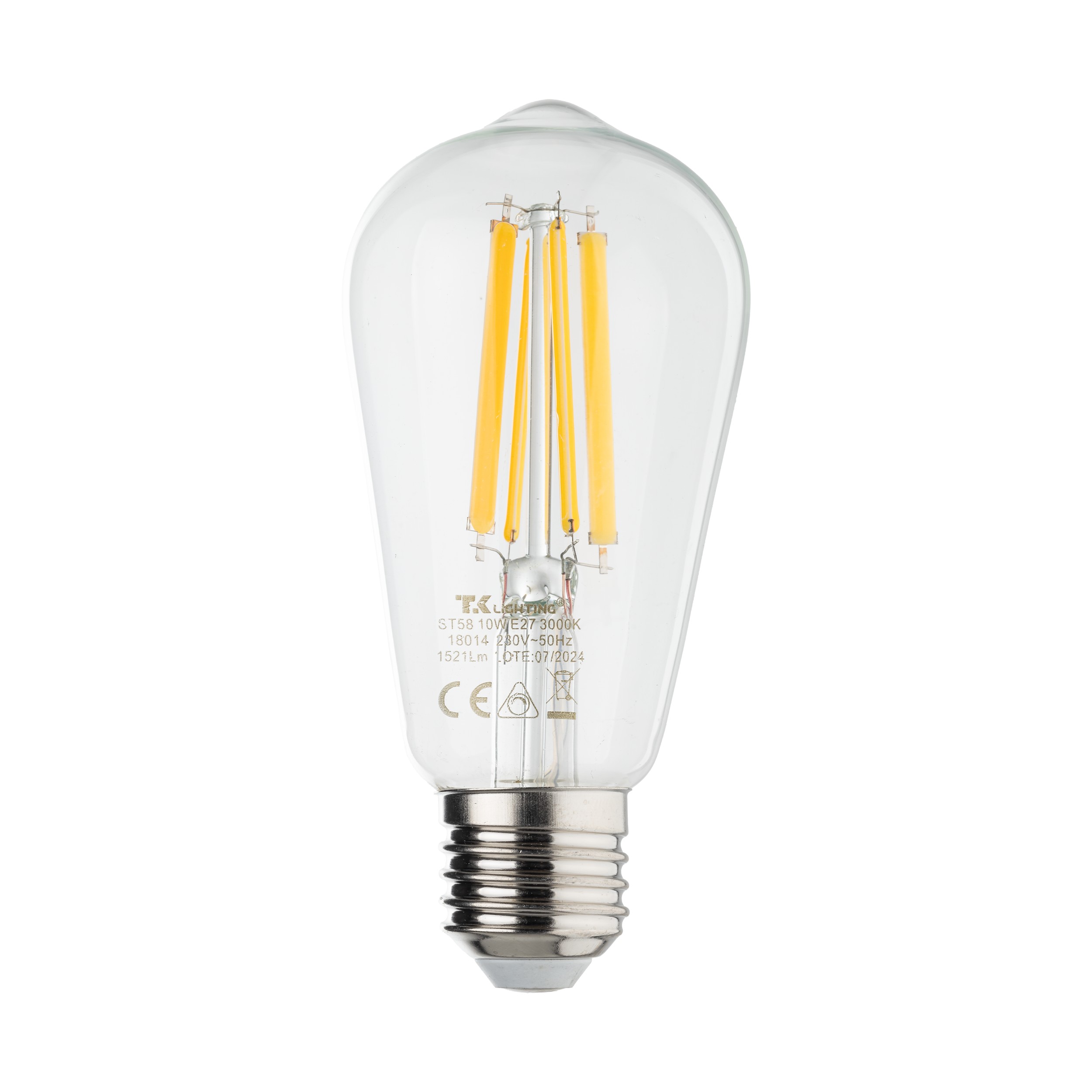 ŻARÓWKA E27 CLEAR 10 W 3000 K DIMMABLE ŻARÓWKA E27 CLEAR 10 W 3000 K DIMMABLE