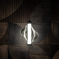 ELVA BLACK LAMPA WISZĄCA LED 8W