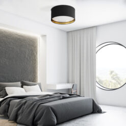 BILBAO BLACK/GOLD LAMPA SUFITOWA 4  450