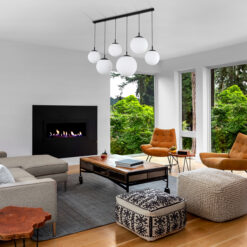 ESME WHITE LAMPA WISZĄCA 6 PŁ  LISTWA