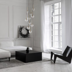 NILOS BLACK / GOLD LAMPA WISZĄCA 10