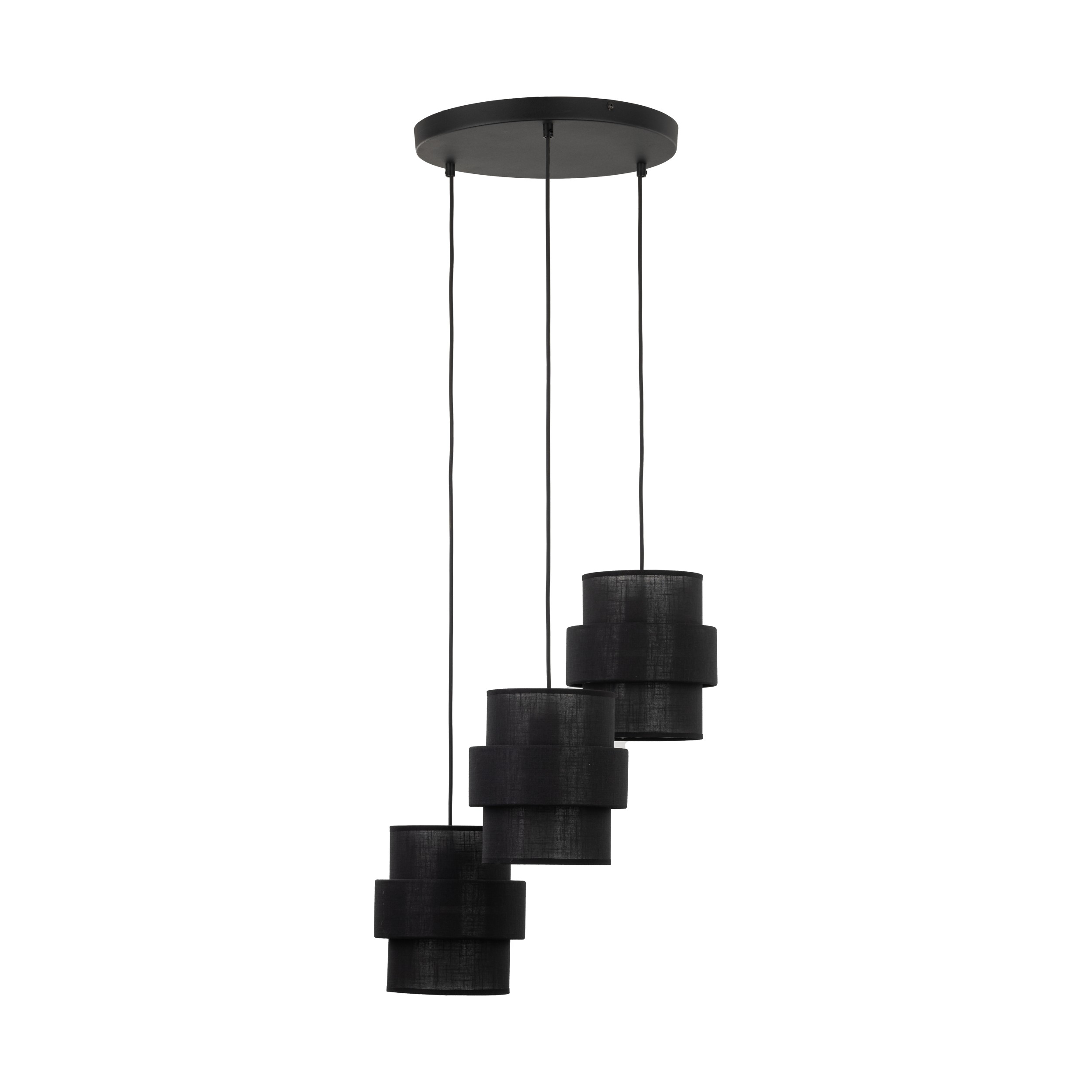 CALISTO BLACK LAMPA WISZĄCA 3 KOŁO CALISTO BLACK LAMPA WISZĄCA 3 KOŁO