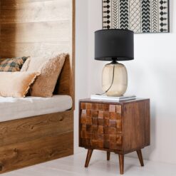 MELODY TOPAZ BLACK LAMPKA NOCNA 1