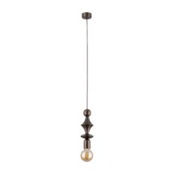 TOWER BROWN LAMPA WISZACA 1XE27