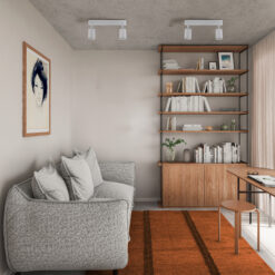 NEX WHITE 2XGU10 LAMPA SUFITOWA