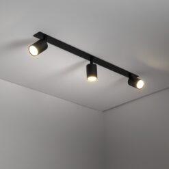 NEX BLACK 3XGU10 LAMPA SUFITOWA PODTYNKOWA