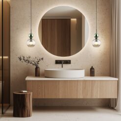 SOPHIA GREEN COGNAC LAMPA WISZĄCA 1XE14