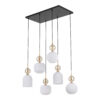 SOPHIA COGNAC WHITE LAMPA WISZACA 5XE14 SOPHIA COGNAC WHITE LAMPA WISZACA 5XE14