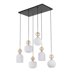 SOPHIA COGNAC WHITE LAMPA WISZĄCA 6XE14 SOPHIA COGNAC WHITE LAMPA WISZĄCA 6XE14