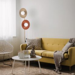 SLATE MIX GLASS LAMPA PODŁOGOWA 2XG9