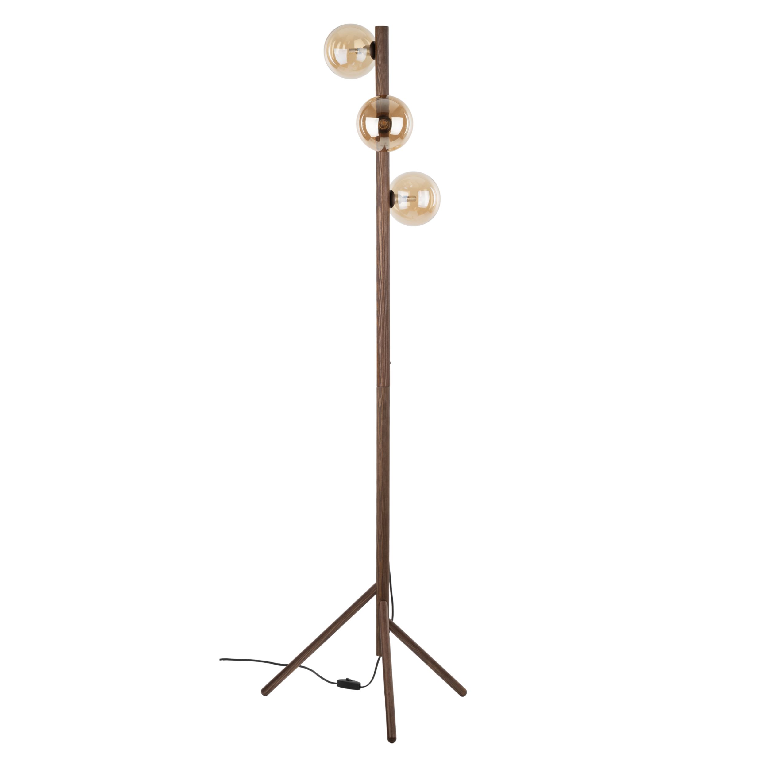 ESTERA WOOD ORZECH BURSZTYN LAMPA PODŁOGOWA 3XG9 ESTERA WOOD ORZECH BURSZTYN LAMPA PODŁOGOWA 3XG9