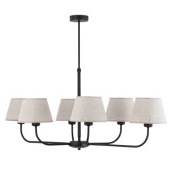 CHICAGO LINEN LAMPA SUFITOWA 6